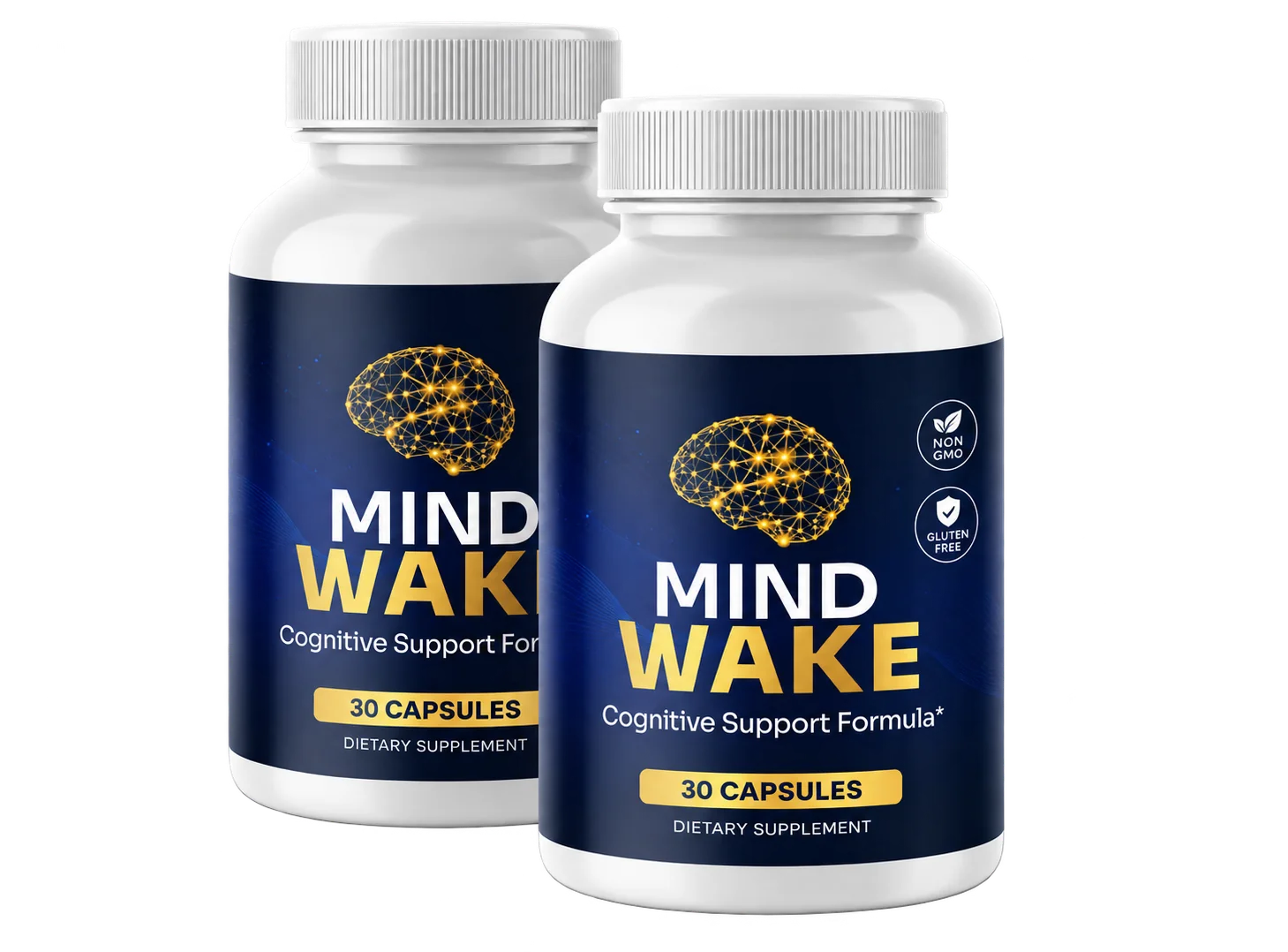 MindWake Cognitive Support Formula bottles